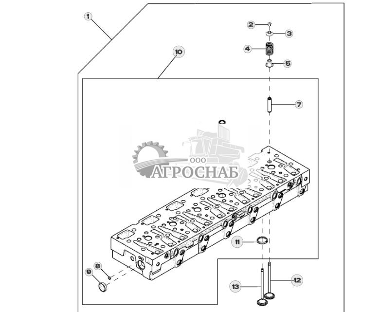 9901 Комплект, головка блока цилиндров - ST130129 87.jpg